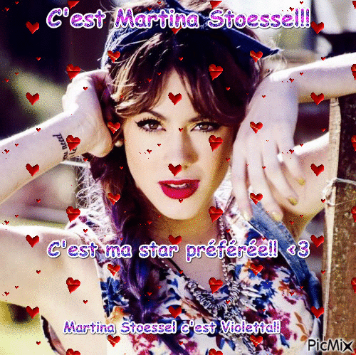 Martina Stoessel=Violetta!! - GIF animé gratuit
