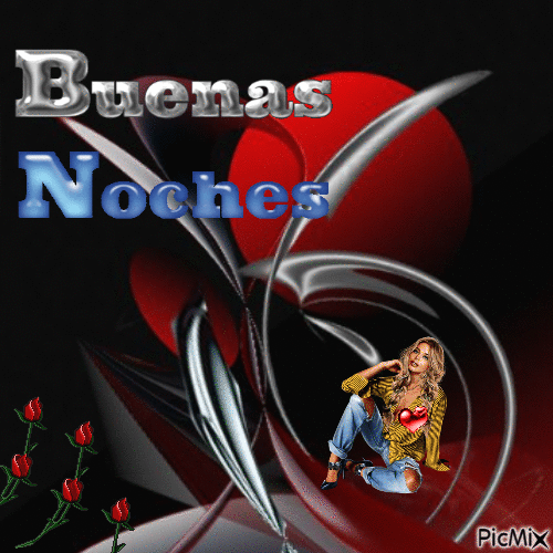 BUENAS  NOCHES - Darmowy animowany GIF