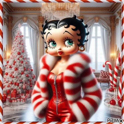 Betty Boop - Noël. - gratis png