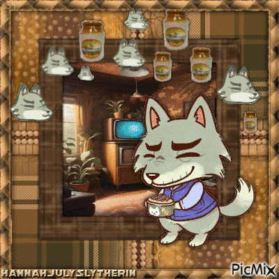 {{Dobie in his Old Timey Living Room}} - 免费动画 GIF