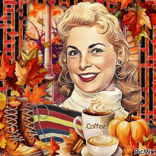 Autumn coffee -contest - 無料のアニメーション GIF