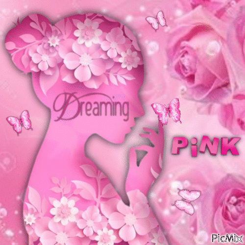 Dreaming Pink - GIF animé gratuit