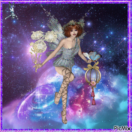 Fairy of universe - Free animated GIF
