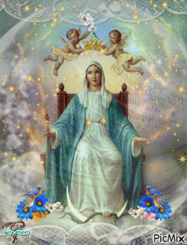 Maria Regina del cielo e della terra - Δωρεάν κινούμενο GIF