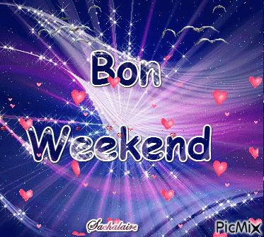 bon weekend - Animovaný GIF zadarmo