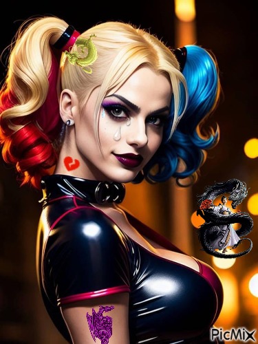 Harley quin 74 - zadarmo png