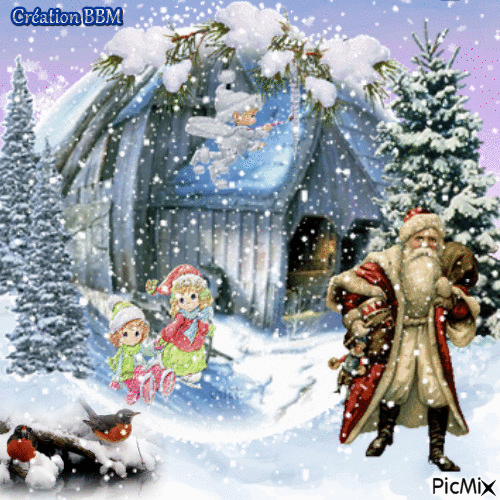 Noël par BBM - GIF animate gratis