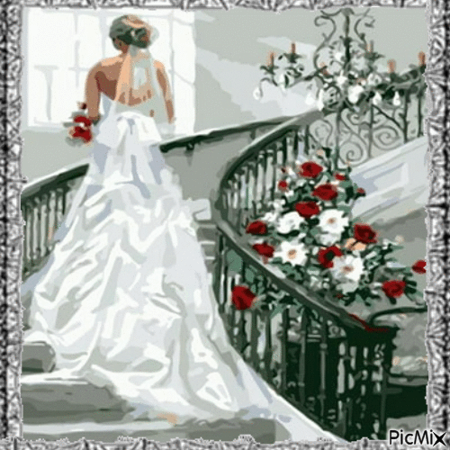 La mariée - Animovaný GIF zadarmo