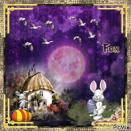 Joyeux Pâques - Безплатен анимиран GIF