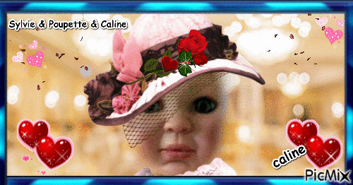 Caline et son chapeau - Kostenlose animierte GIFs