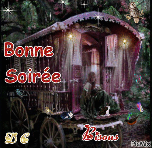 Bonne Soirée - Darmowy animowany GIF