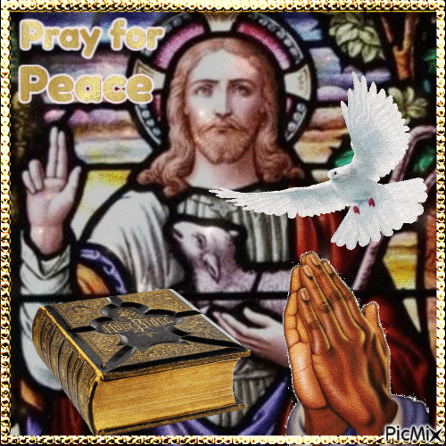 Pray for Peace - Besplatni animirani GIF