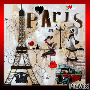 Un air de Paris - Animovaný GIF zadarmo