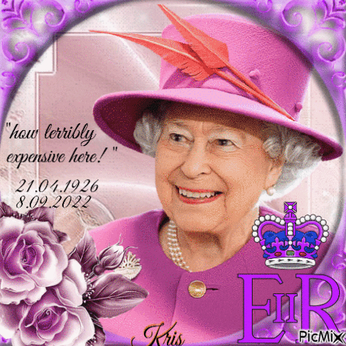 Reine Elizabeth II - Ingyenes animált GIF
