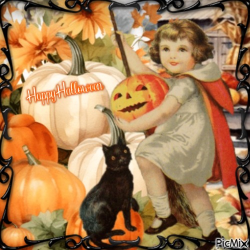 Halloween - Vintage...concours - Free PNG
