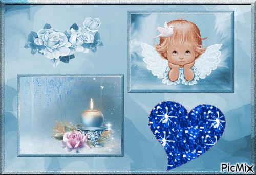 un ange bleu - Ücretsiz animasyonlu GIF