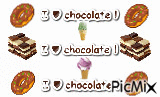 I love chocolate - Бесплатни анимирани ГИФ