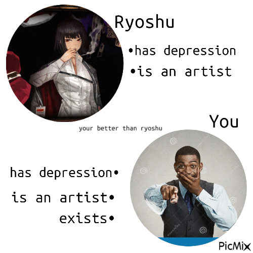 your better than ryoshu - Gratis animeret GIF