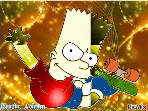 Barto Simpson - Zdarma animovaný GIF