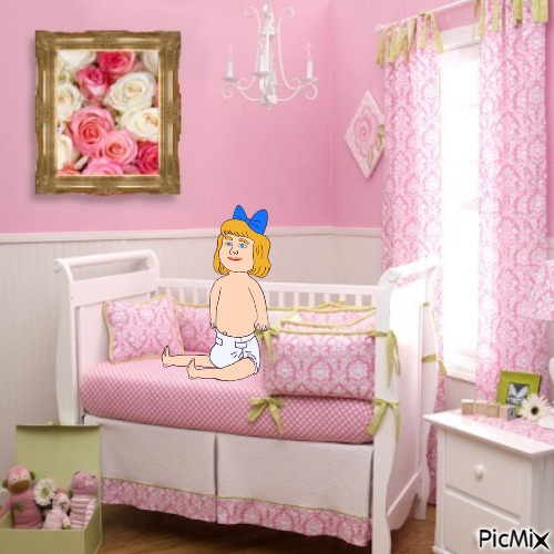Baby sitting on bed - darmowe png