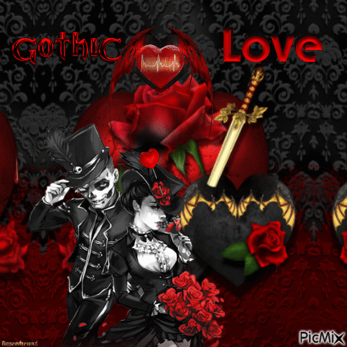 Gothic Love - Бесплатный анимированный гифка