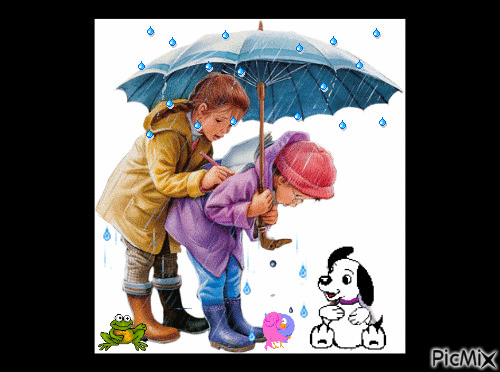 jour de pluie - Ingyenes animált GIF