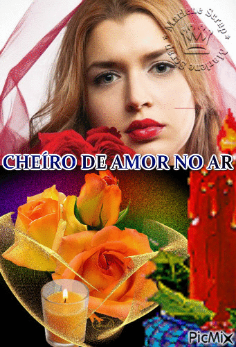 CHEIRO DE AMOR NO AR - Безплатен анимиран GIF