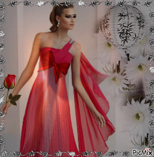 Concours "Dressed in red" - Darmowy animowany GIF