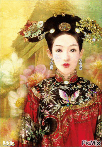 Chinese lady - Ingyenes animált GIF