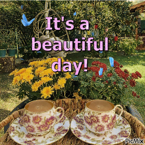 It's a beautiful day - GIF animate gratis