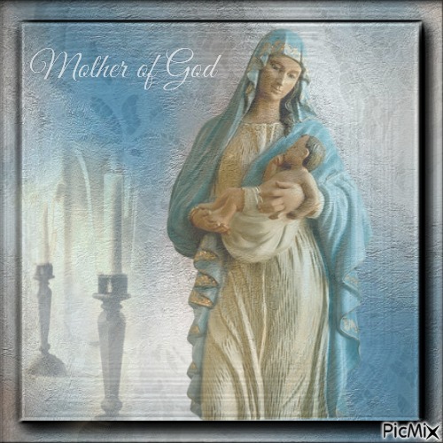 Mutter Gottes mit Jesus - 無料png
