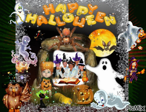 maniaticos halloween - GIF animado gratis
