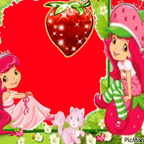 Charlotte aux fraises - GIF animado grátis