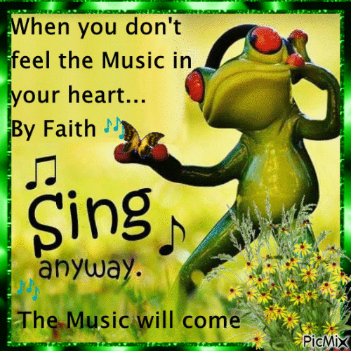 by Faith, Sing - Free animated GIF