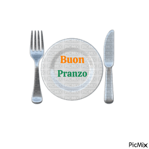 buon pranzo - Zdarma animovaný GIF