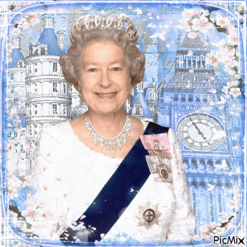 Queen Elizabeth II - Free animated GIF