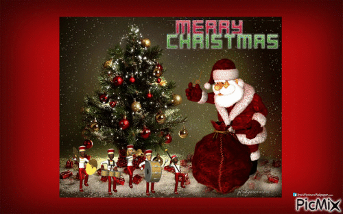 merry christmas - Zdarma animovaný GIF