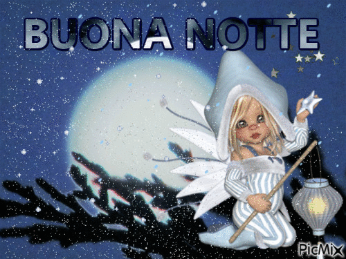 BUONA NOTTE - GIF animé gratuit