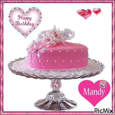 Mandy Birthday - GIF เคลื่อนไหวฟรี