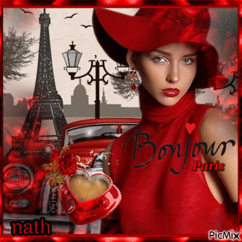 Bonjour Paris,concours - Безплатен анимиран GIF