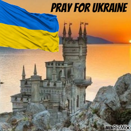 pray for Ukraine - besplatni png