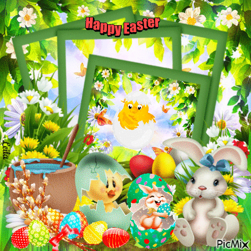 Happy Easter 51 - Бесплатный анимированный гифка