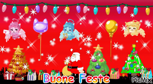 Buone Feste - Безплатен анимиран GIF