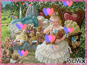 Teddy Bear Tea Party! - GIF animado gratis