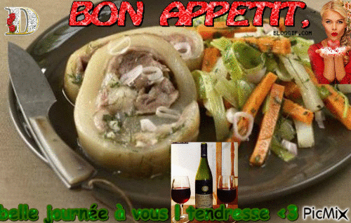 bon appetit - Bezmaksas animēts GIF