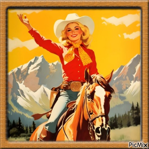 COWGIRL - zdarma png