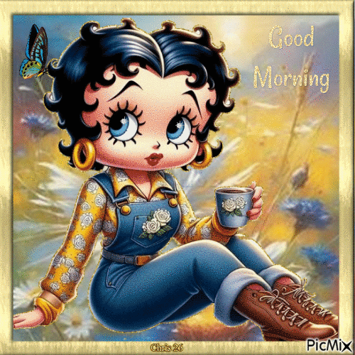 🌻 Betty Boop 🌻 - Free animated GIF