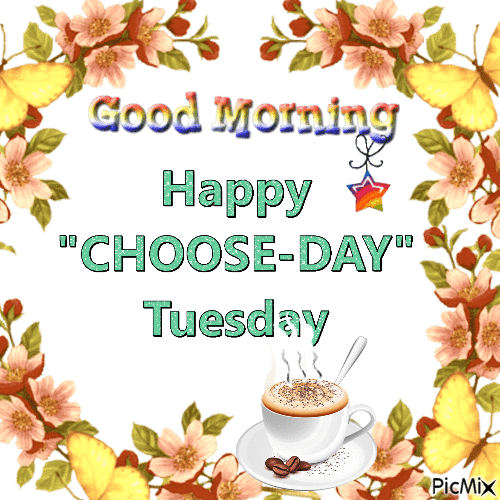 Tuesday Choose Day - Free animated GIF