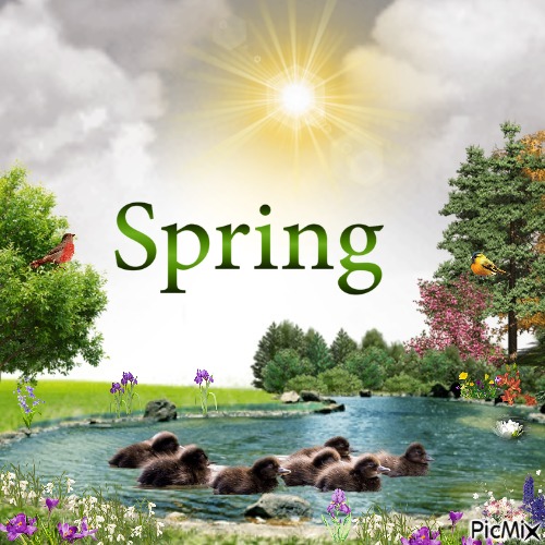 Spring - png ฟรี