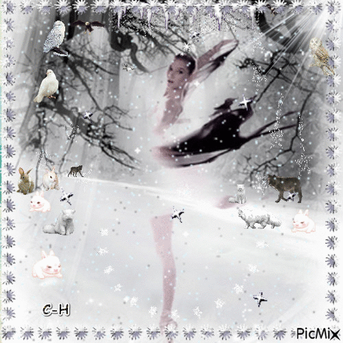 princesse des neiges - Безплатен анимиран GIF